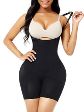 Seamless Plus Size Body Shaper – Elastic Tummy Control with Open Gusset
